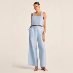 NWT Vitamin A The Getaway Striped Wide Leg Pants Size XS